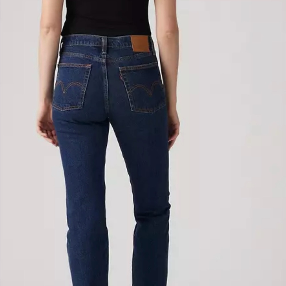 Levi's Women's Straight Leg Jeans - Dark Blue